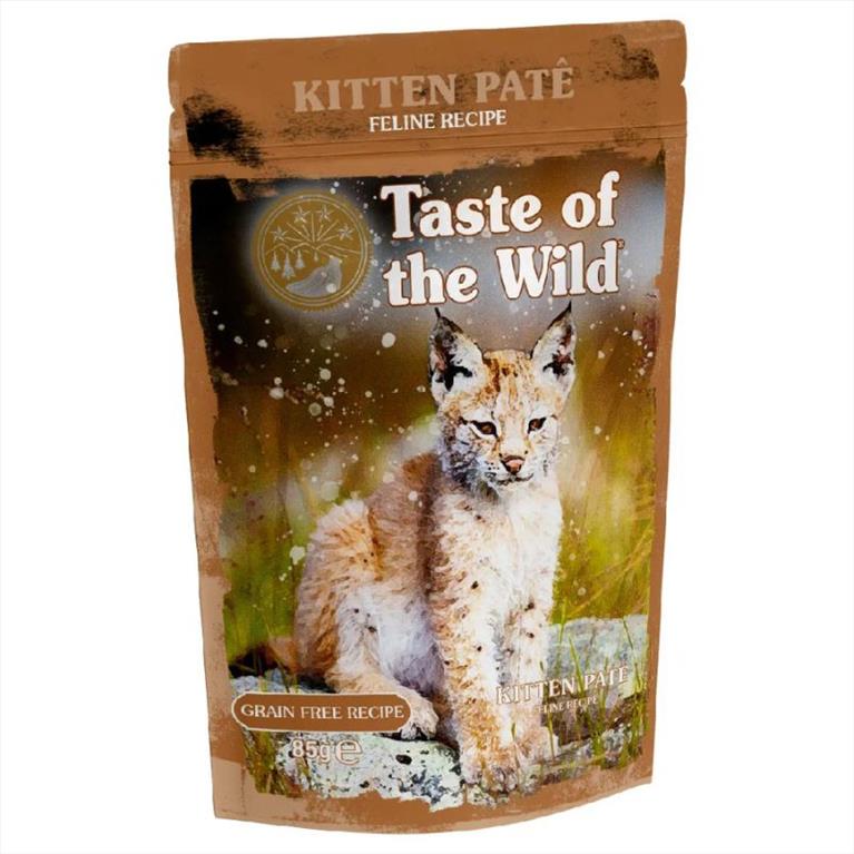 Taste of the Wild Kitten Pate Pouch με κοτόπουλο 85gr