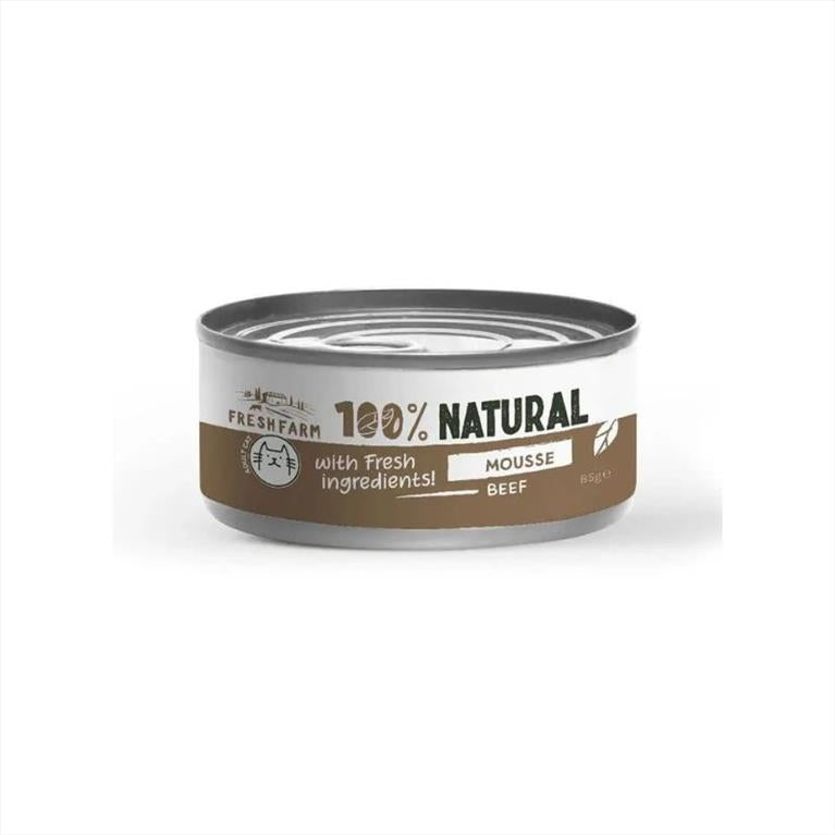 Fresh Farm 100% Natural μους με Μοσχάρι 85gr