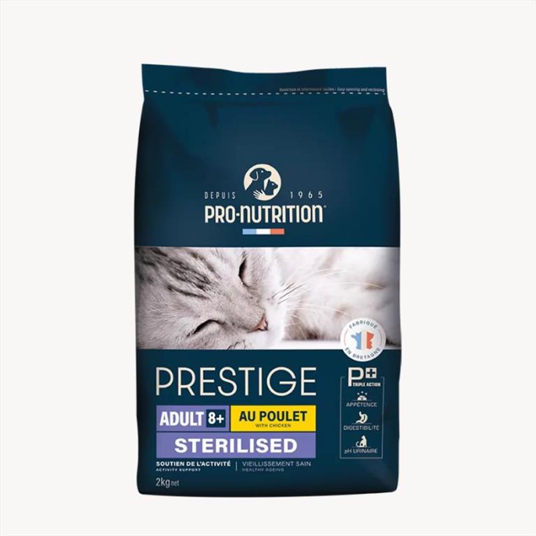 Pro-Nutrition Prestige Adult Sterilised 8+ Κοτόπουλο 2kg