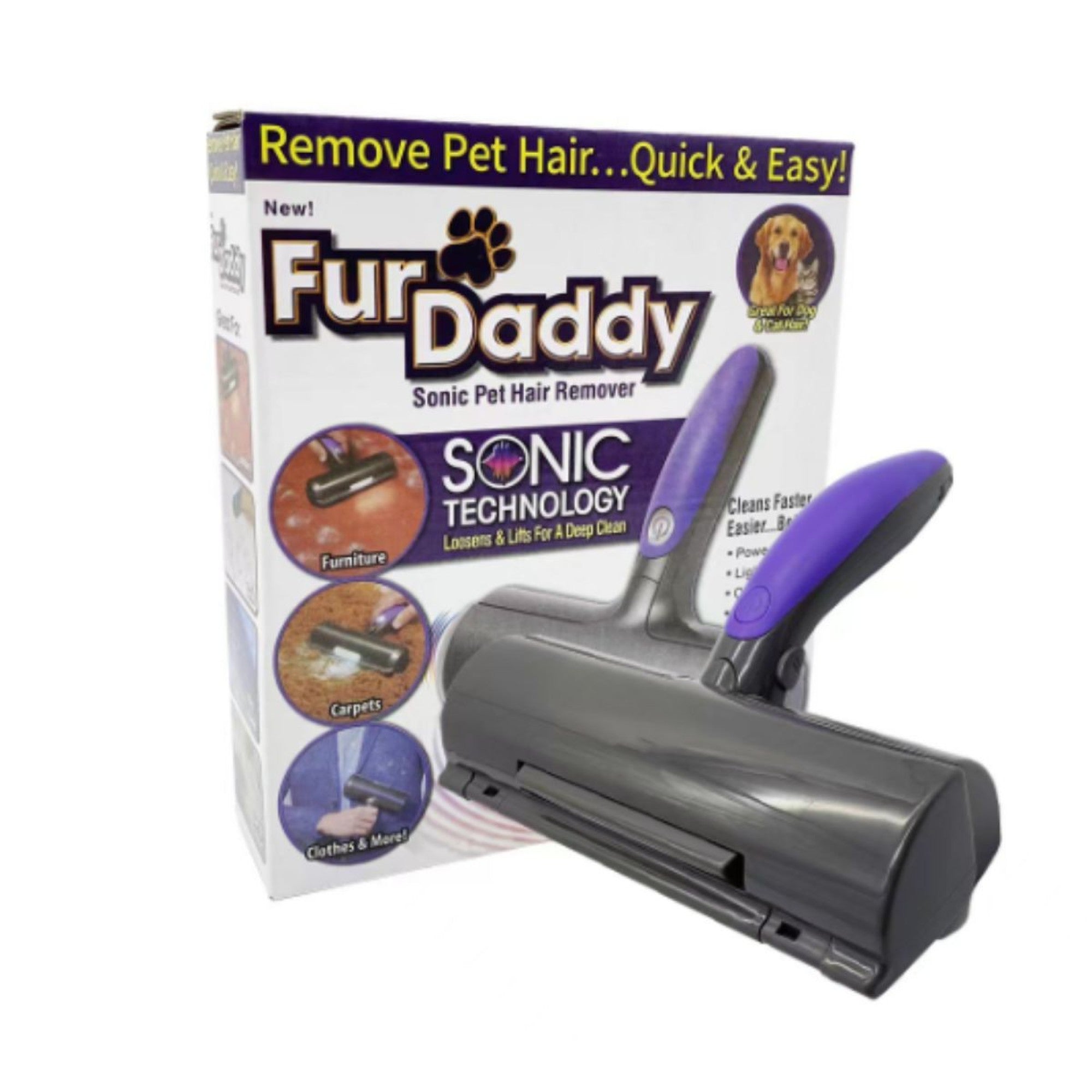 Συσκευή Αφαίρεσης Τριχών Κατοικιδίων με Led Φως