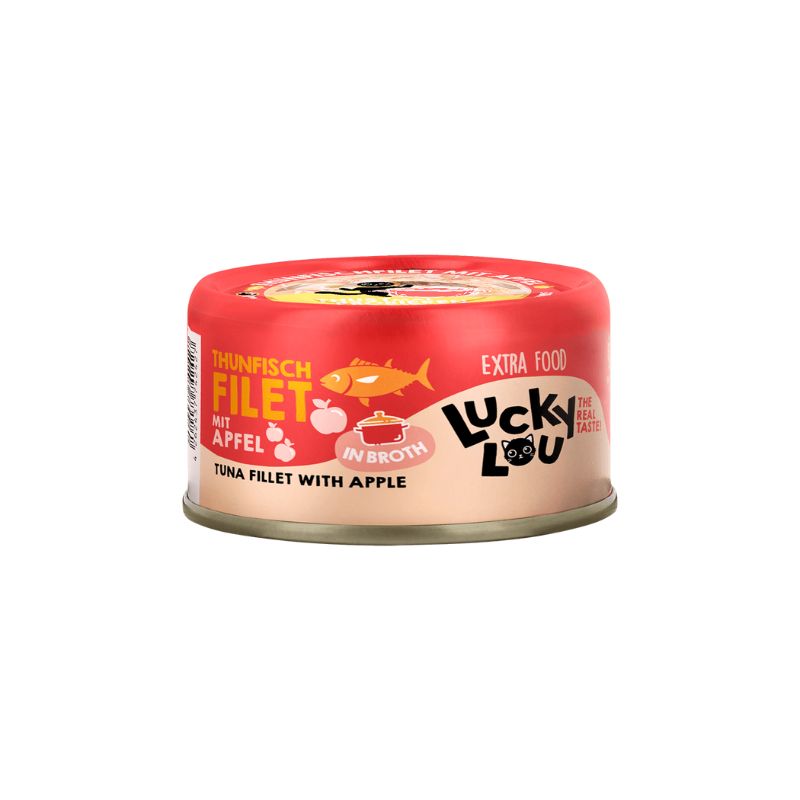 Lucky Lou ExtraFood Φιλέτο Τόνου με Μήλο Σε Ζωμό 70gr