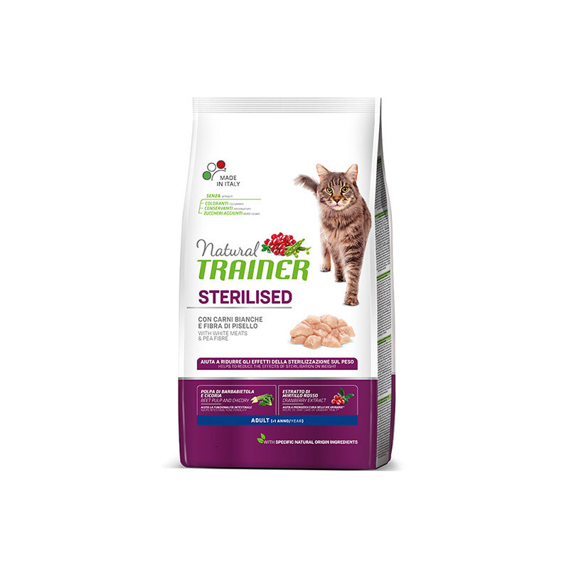 Natural Trainer Sterilised Adult με Λευκά Κρέατα 300gr