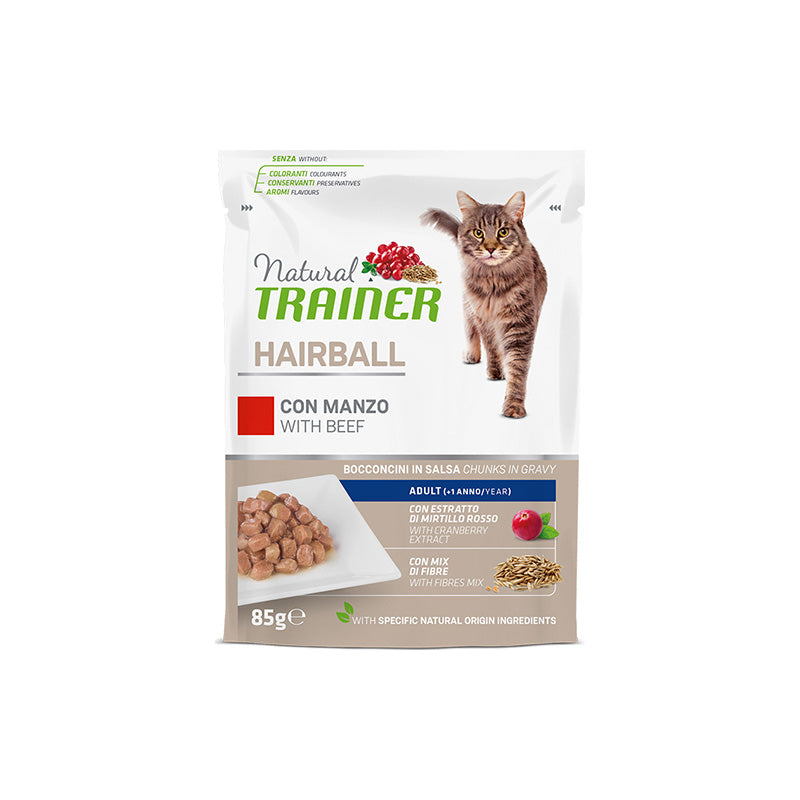 Natural Trainer Hairball Βοδινό 85gr