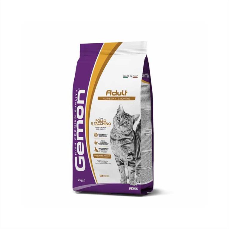 Gemon Adult Complete με  Κοτόπουλο και Γαλοπούλα 2kg