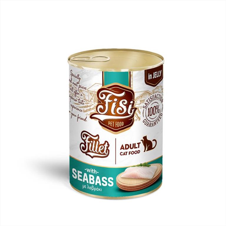FISI Cat Adult Λαυράκι σε Ζελέ 400gr