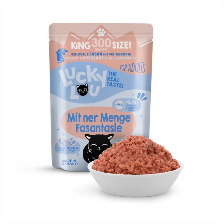 Lucky Lou LifeStage Adult με Πουλερικά, Φασιανό και Κόκκινο Μύρτιλλο 300gr