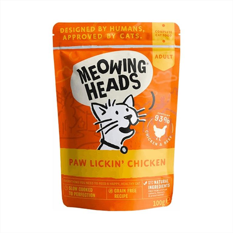 MEOWING WET Paw Lickin' Chicken 100gr