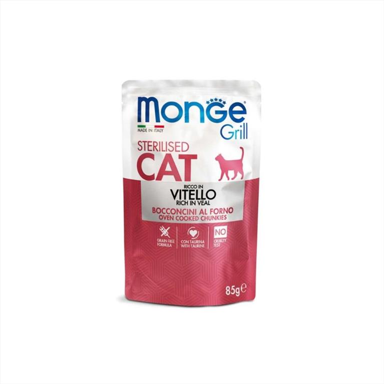 Monge Grill Sterilised Rich in Veal 85gr