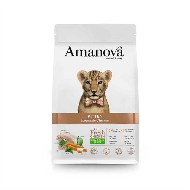 Amanova Kitten με Κοτόπουλο 1,5kg