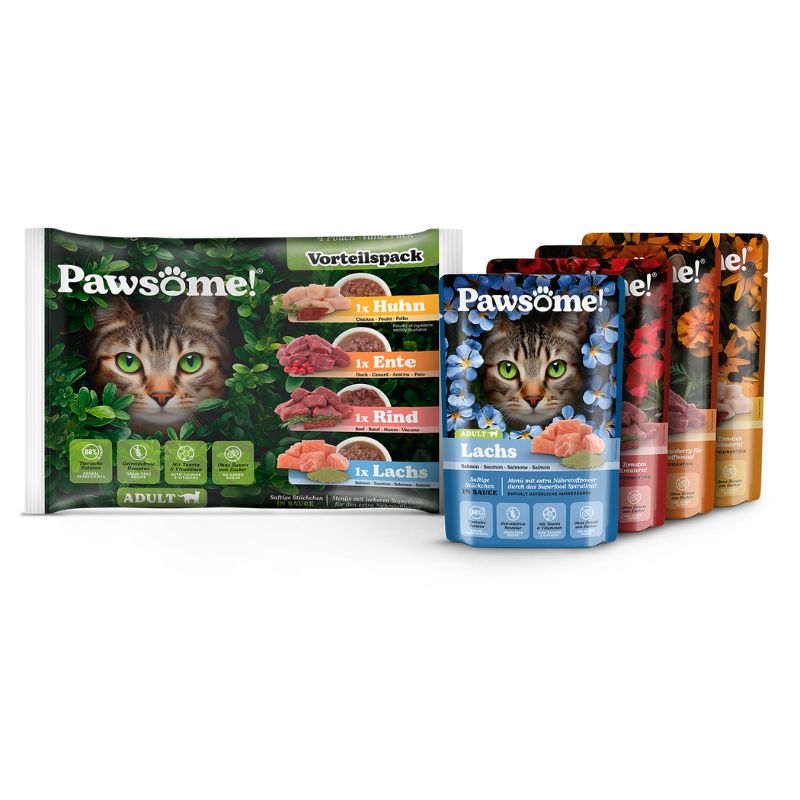 Pawsome Adult MixPack 85gr 4τμχ