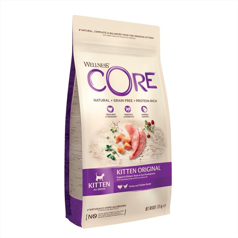 Wellness Core Kitten Γαλοπούλα και Κοτόπουλο 1.75kg