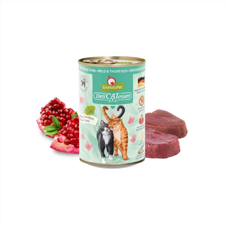 GranataPet Delicatessen Pur Πατέ με Ελάφι και Τόνο 400gr