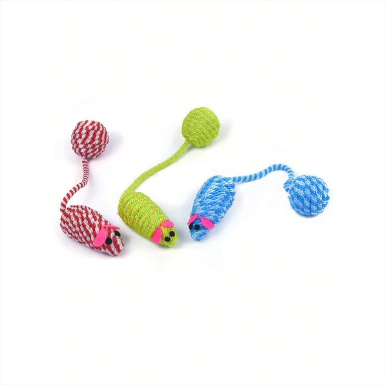 Παιχνίδι Γάτας με ποντίκι και μπαλάκι 1τμχ