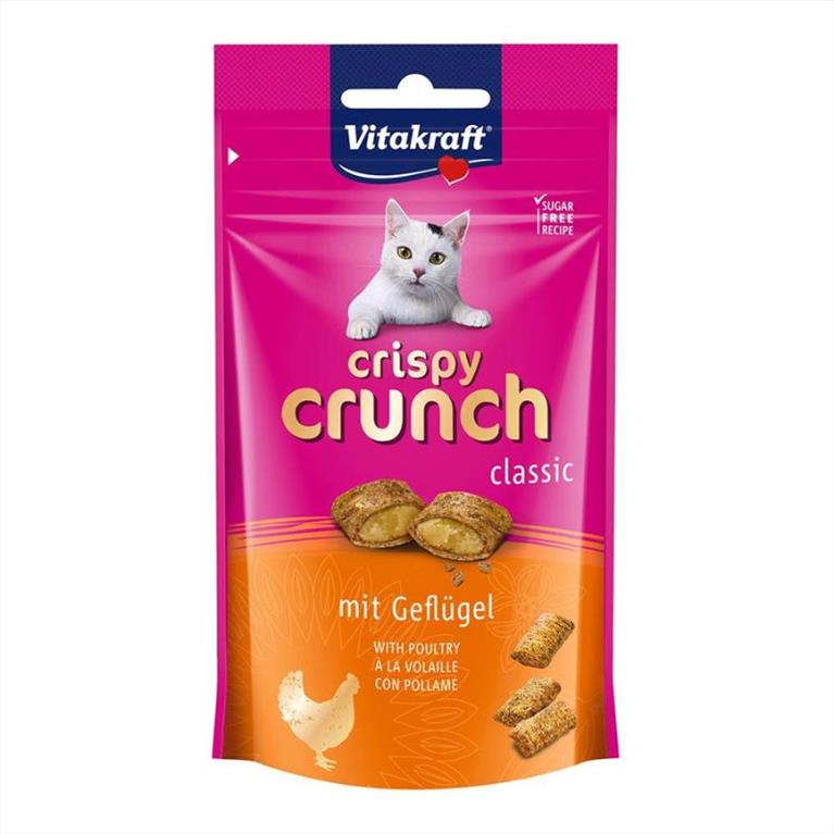 Vitakraft Crispy Crunch τραγανή λιχουδιά με Κοτόπουλο 60gr