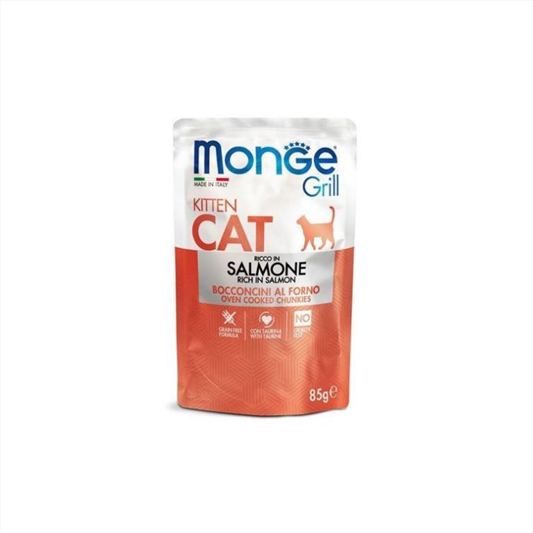 Monge Grill Kitten Rich in Salmon 85gr