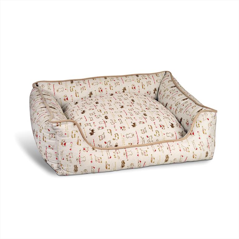 GLEE κρεβατάκι γάτας με print cats 50x40x14cm