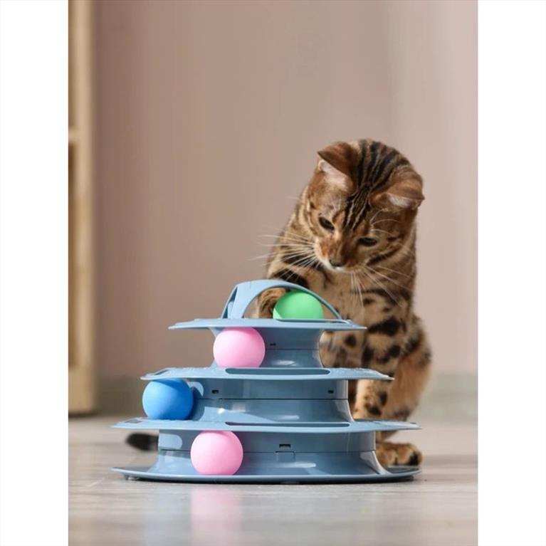 Παιχνίδι απασχόλησης γάτας με μπαλάκια