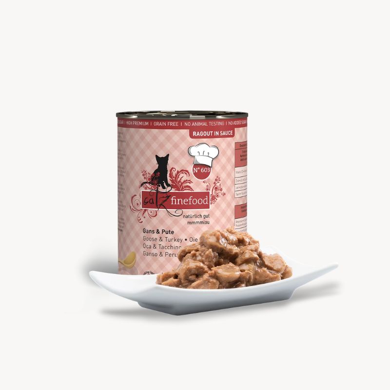 Catz Finefood Ragout με Σάλτσα Χήνα και Γαλοπούλα 380gr