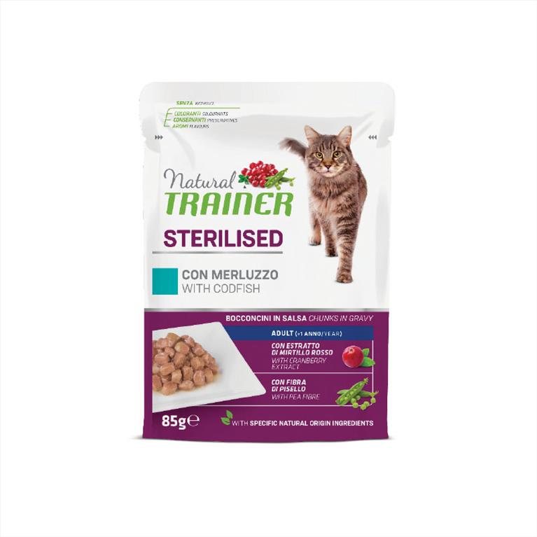 Natural Trainer Sterilized Μπακαλιάρος 85gr