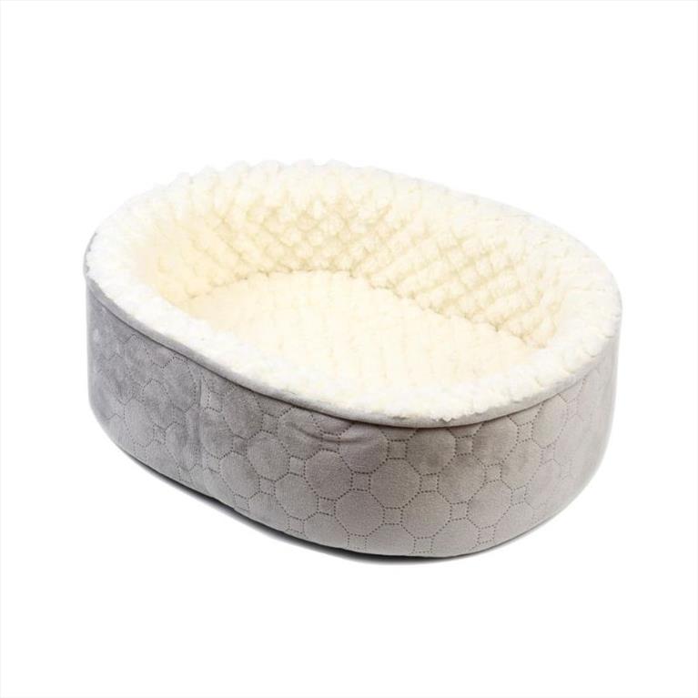 Γκρι Κρεβάτι-Καλάθι Γάτας 35x44x14cm