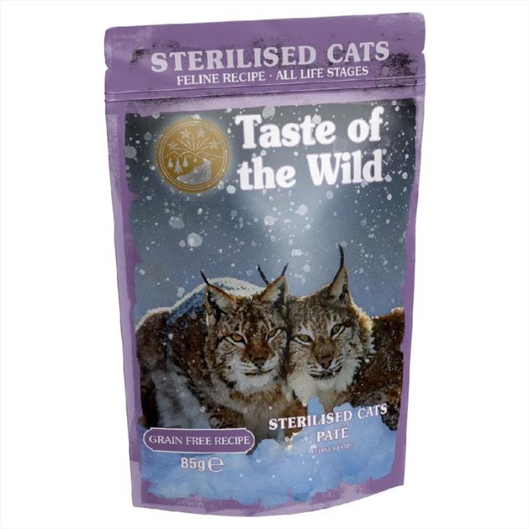 Taste of the Wild Sterilised Pate Pouch με Κοτόπουλο 85gr
