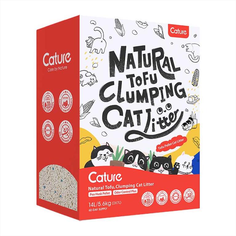 Cature Cat Litter Tofu Clumping 14L