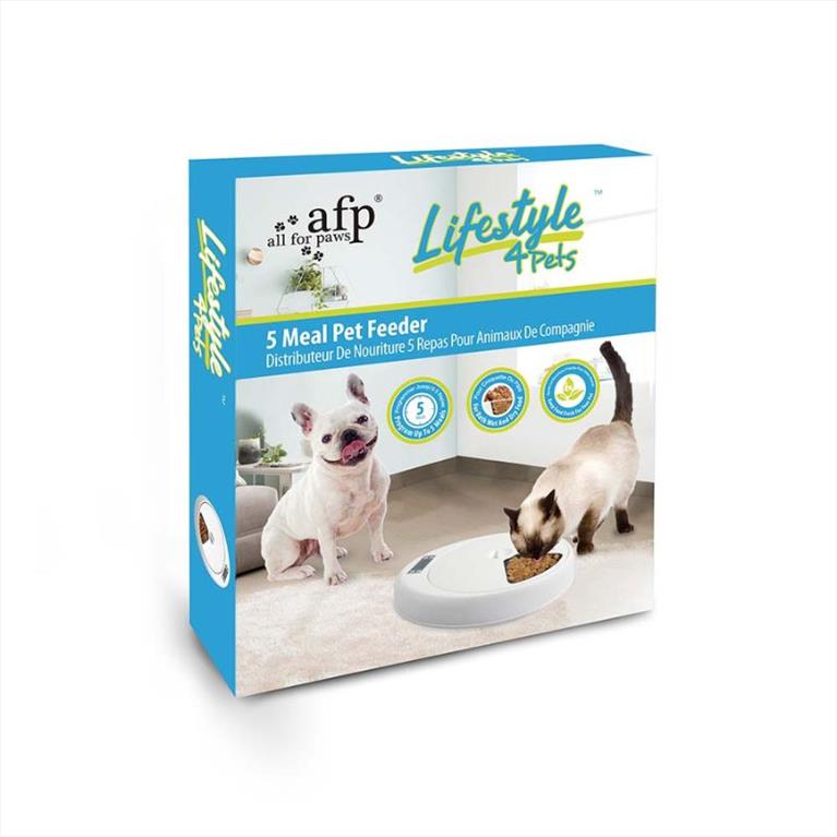 AFP αυτόματη ταΐστρα 5 γευμάτων 37x33x6cm