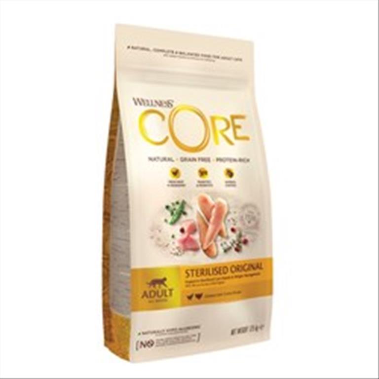 Wellness Core Sterilized Original Γαλοπούλα και Κοτόπουλο 1.75kg