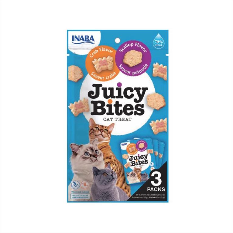 Churu Bites Λιχουδιά Γάτας με Καβούρι και Χτένια 3x10gr