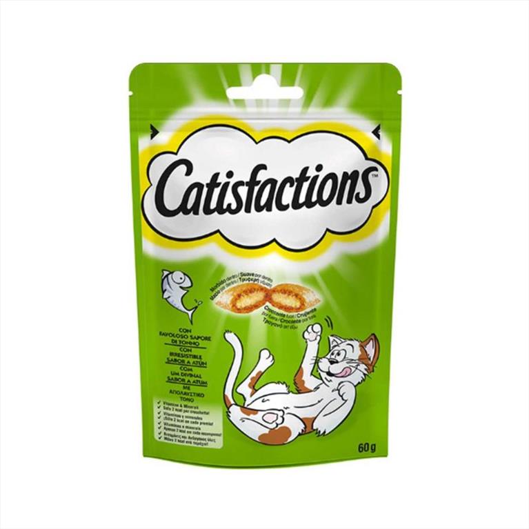Catisfaction Λιχουδιές Γάτας με Τόνο 60γρ