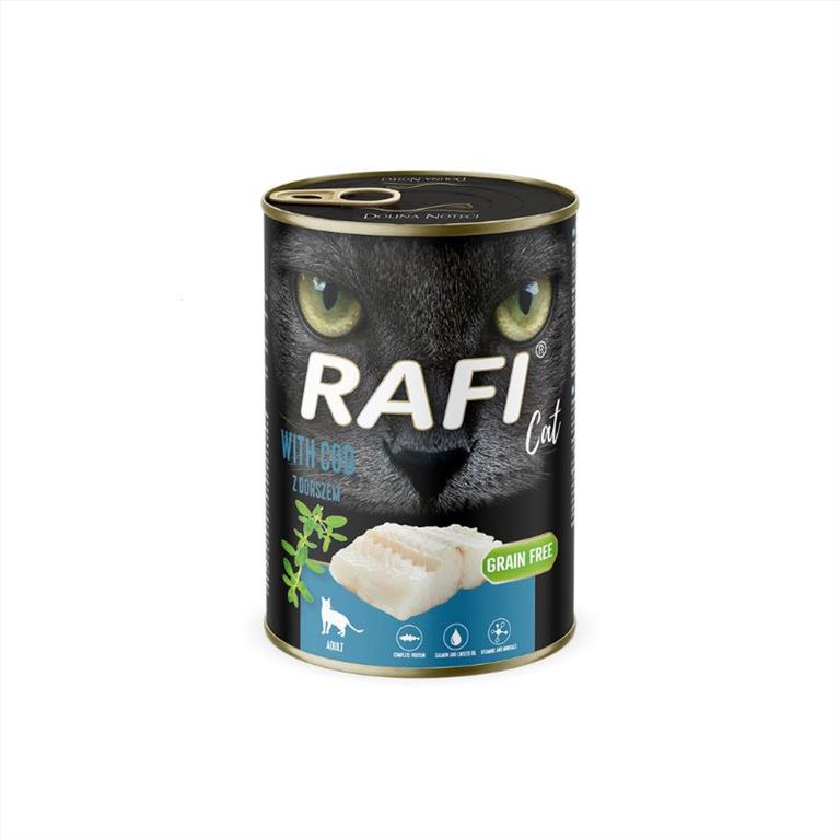Rafi Cat Adult Πατέ Μπακαλιάρος 400gr