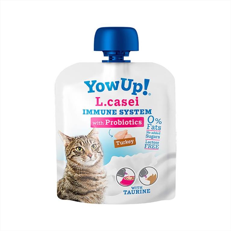 YowUP Cat L.Casei Pouch Γιαούρτι με γαλοπούλα 85gr