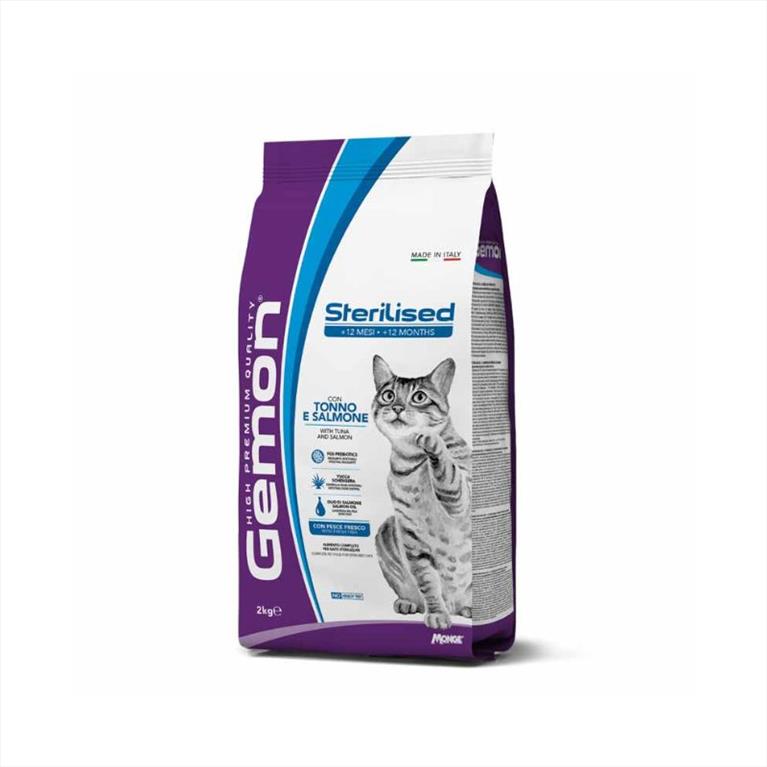 Gemon Adult Sterilised με Τόνο και Σολομό 2kg