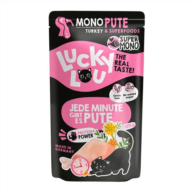 Lucky Lou SuperMono Γαλοπούλα με Ιπποφαές και Καλέντουλα 125gr