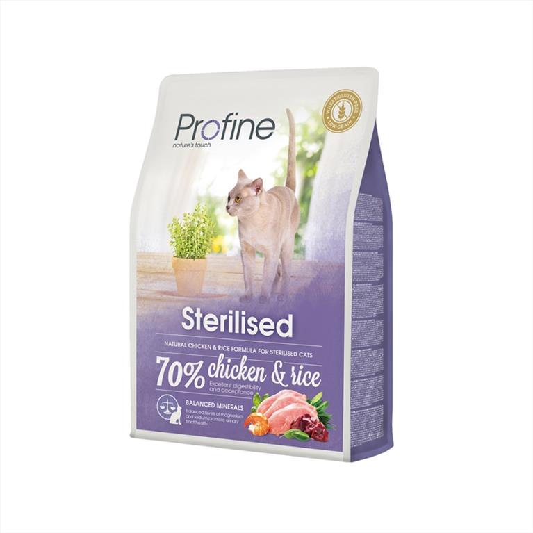 Profine Sterilised με Κοτόπουλο και Ρύζι 2kg