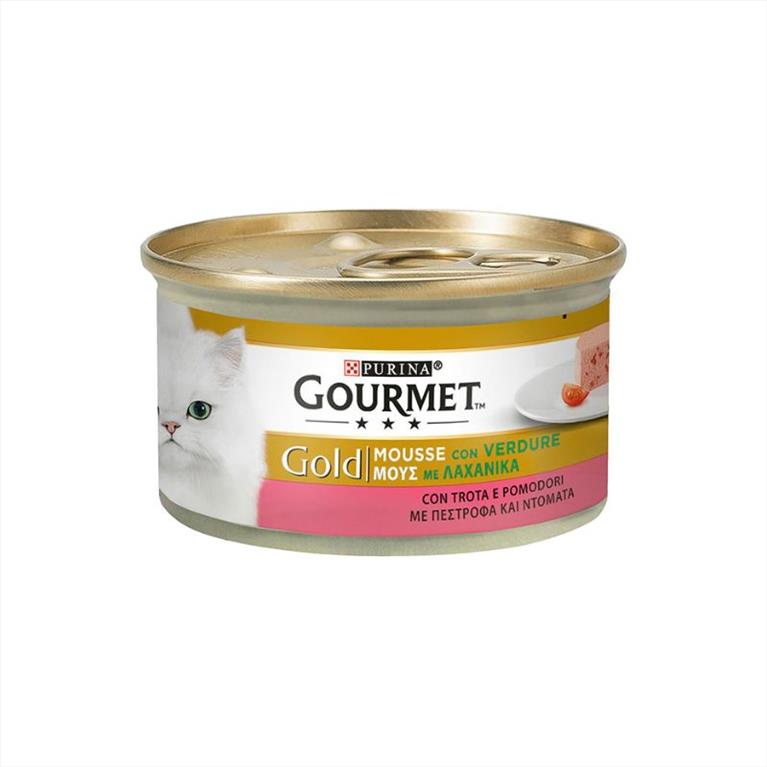 Gourmet Gold Μους με Πέστροφα και Ντομάτα 85gr