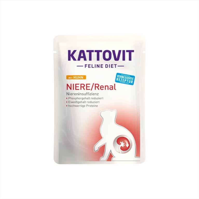 Kattovit Feline Diet Renal Κοτόπουλο 85gr