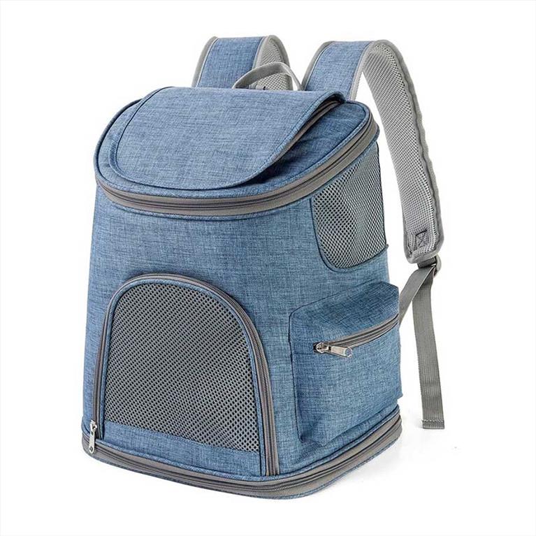 Backpack μεταφοράς για γάτες Μπλέ 40x36x28cm