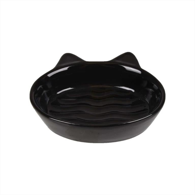 Μπόλ Φαγητού Κεραμικό Μαύρο 13cm 170ml