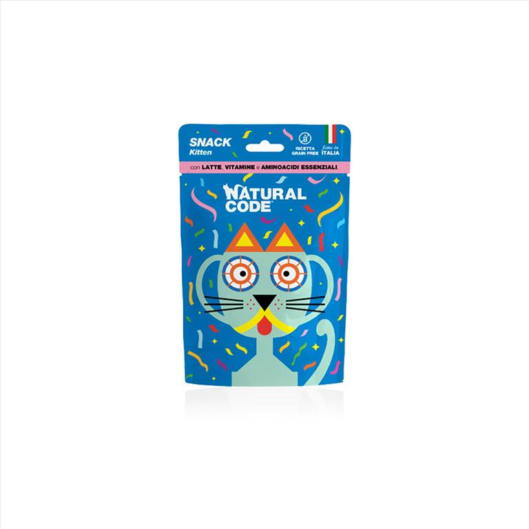 Natural Code Kitten Λιχουδιά Γάτας με Γάλα 60gr