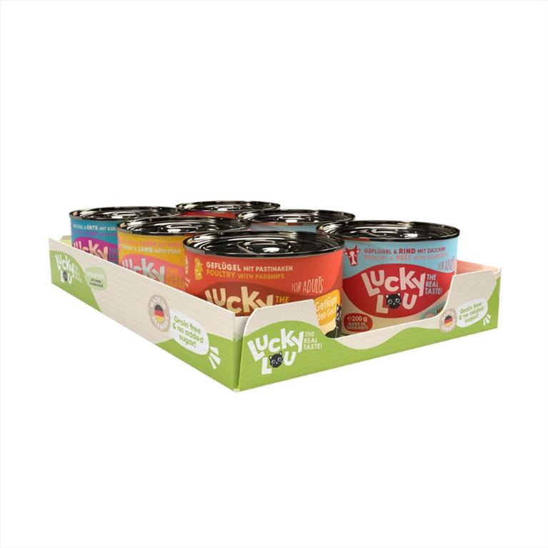 Lucky Lou LifeStage Adult Tasty Mix Box 200gr (6 Τεμ)