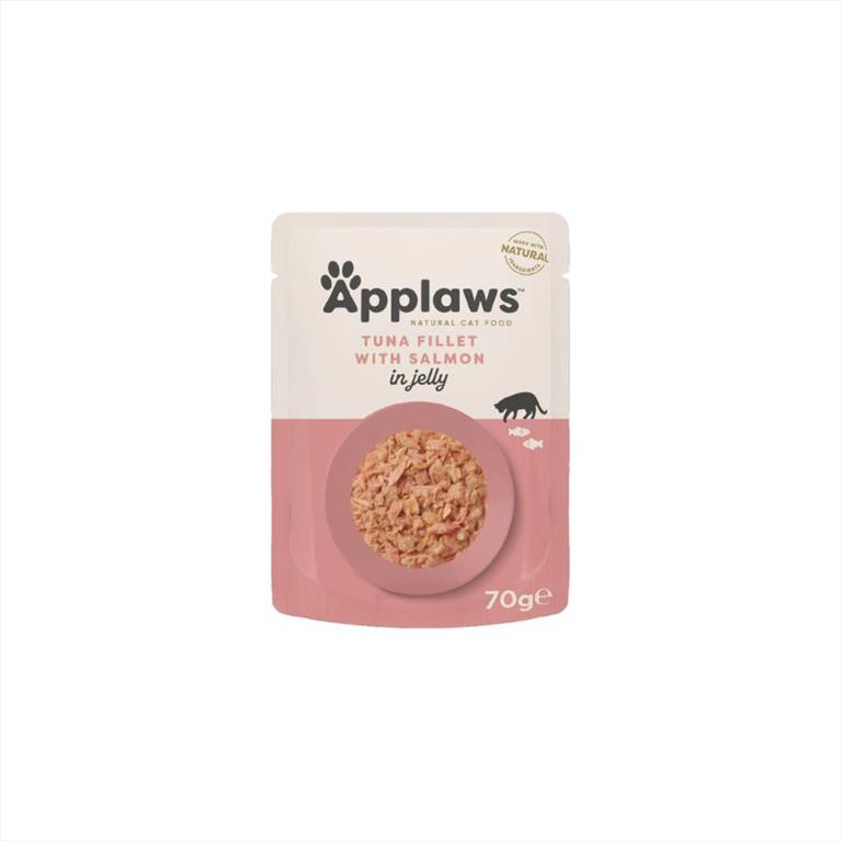 Applaws Adult Jelly με Τόνο και Σολομό 70gr