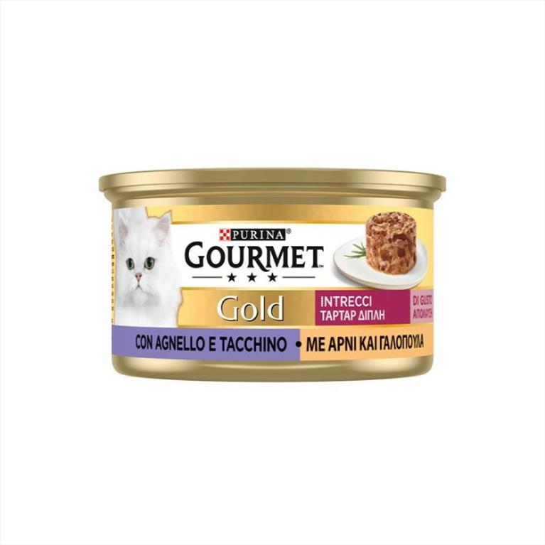 Gourmet Gold Ταρτάρ Διπλή Απόλαυση με Αρνί και Γαλοπούλα 85gr