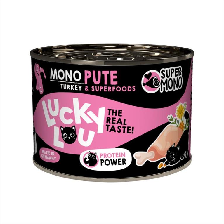 Lucky Lou SuperMono Γαλοπούλα με Ιπποφαές και Καλέντουλα 200gr