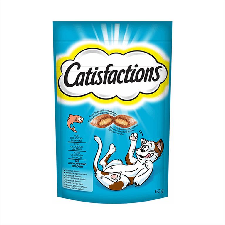 Catisfaction Λιχουδιές Γάτας με Σολομό 60γρ