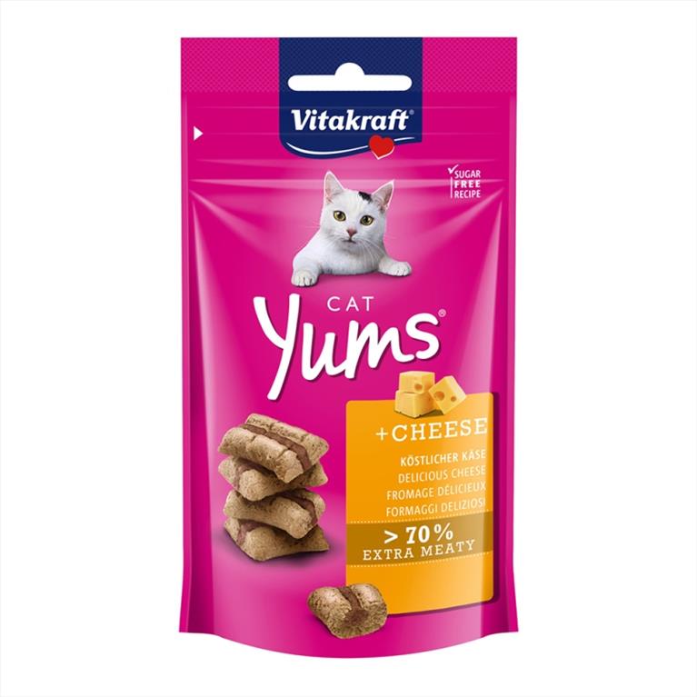 Vitakraft Cat Yums Γεµιστές Λιχουδιές µε Τυρί