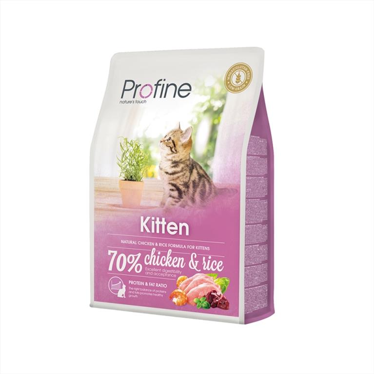 Profine Kitten με Κοτόπουλο και Ρύζι 2kg