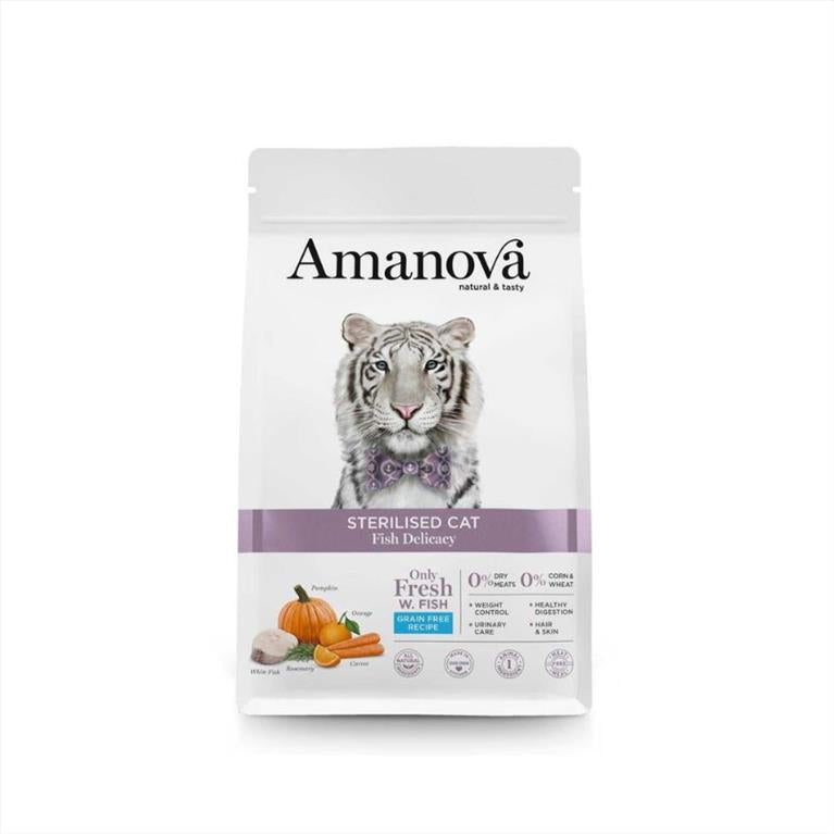 Amanova Sterilised με Ψάρι 1,5kg