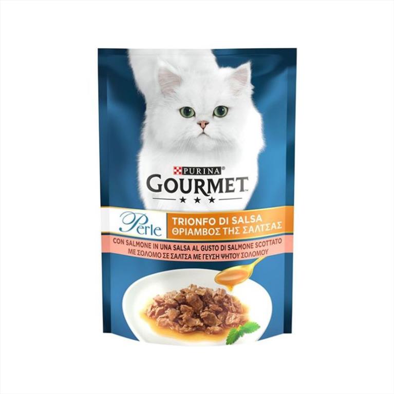 Gourmet Perle "Θρίαμβος της Σάλτσας" με Σολομό 85gr