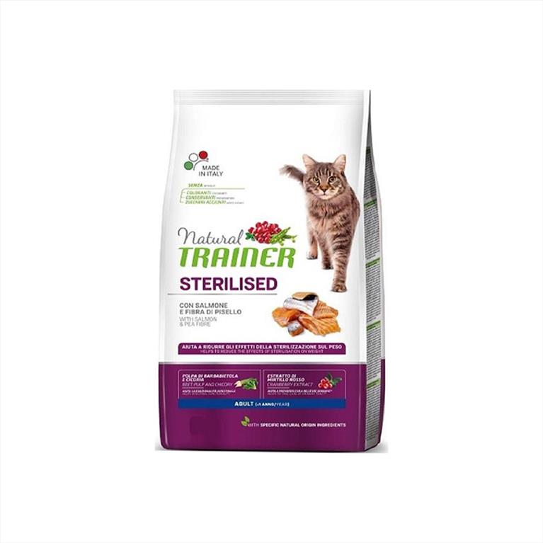 Natural Trainer Sterilised Adult με Σολομό 300gr